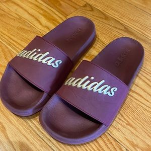 Adidas Adilette Shower Slides, size 8
